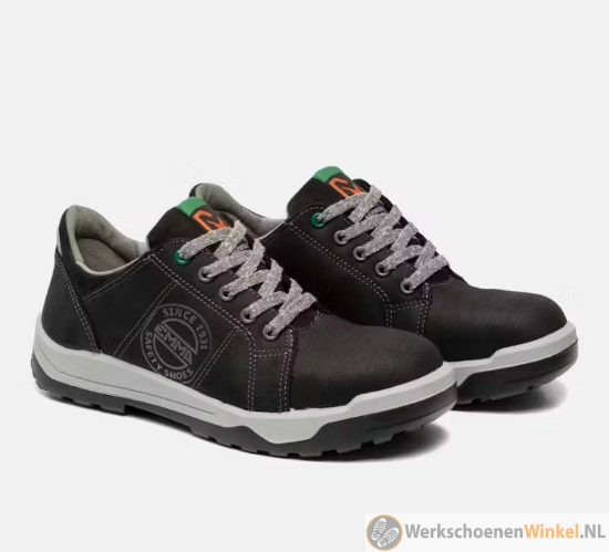 Afbeelding van Sportieve lage werkschoen Emma Clay XD S3 SRC ESD met rough neck constructie (extra stabiliteit) - Zwart