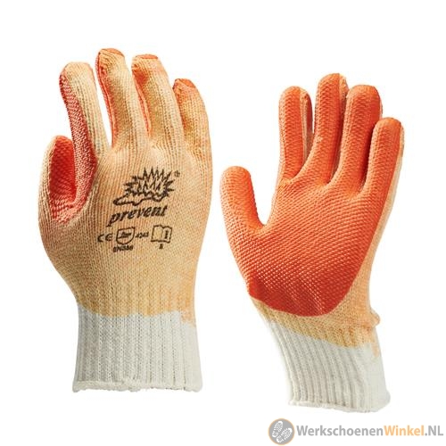 Handschoen Prevent rode palm