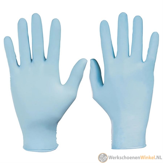 KCL Dermatril 740 Disposable handschoen blauw, doos à 100 stuks