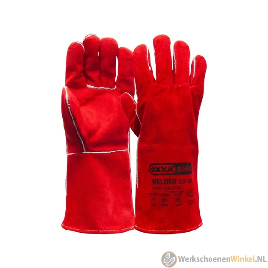 Afbeelding van Oxxa 53-122 Welder splitleder rood