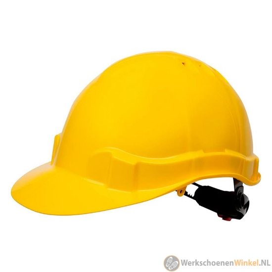 Oxxa Asmara 8050 Helm PE met draaiknop geel