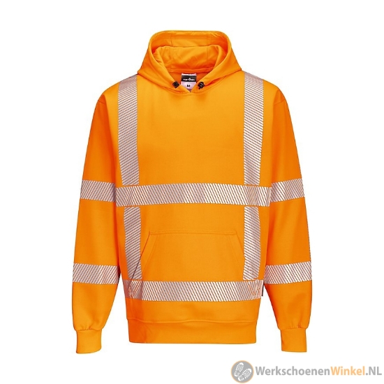Afbeelding van Portwest R477 RWS Sweatshirt met capuchon oranje