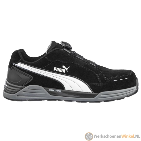 Puma 644651 Airtwist DISC Low S3 HRO ESD SRC laag zwart