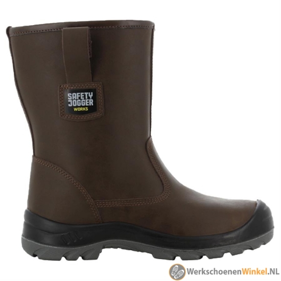 Afbeelding van Safety Jogger ALASKA S3 bruin water- en vuilafstotend laars