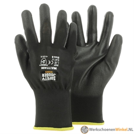 Afbeelding van Safety Jogger MULTITASK 12-pack zwart polycoat grip