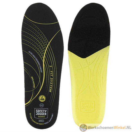 Safety Jogger SJ3FIT Inlegzolen Medium geel