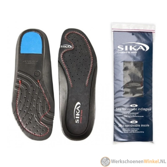 Afbeelding van Sika 163 Super Clog inlegzool  ergonomisch en comfortabel - zwart