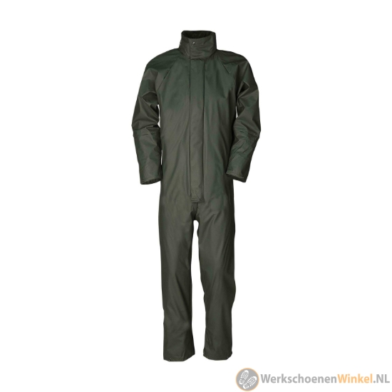 Afbeelding van Sioen Montreal regenoverall Flexothane PU coating (waterdicht) - khaki 