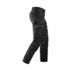 Afbeelding van Snickers AllroundWork werkbroek khaki met ergonomische pasvorm - zwart