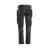 Afbeelding van Snickers AllroundWork stretch werkbroek met ruime zakken - staalgrijs/zwart