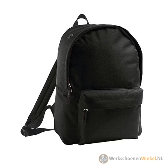 Afbeelding van Compacte Rider rugzak met kabeluitgang en gewatteerde schouderbanden (polyester) - zwart