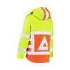 Afbeelding van Professionele RWS verkeersregelaarsparka waterdicht en ademend - fluorgeel/oranje