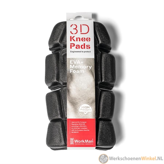 WorkMan 2000 Kniebeschermers antraciet