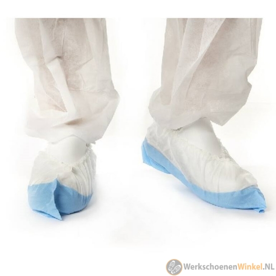 Afbeelding van Schoenovertrek van non-woven ademend, wit, 400st