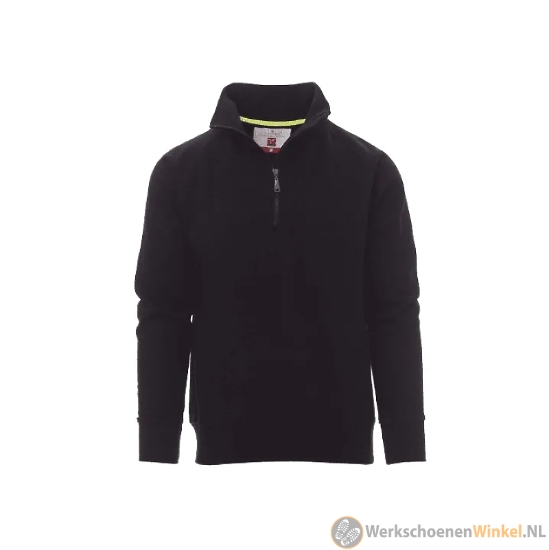 Afbeelding van Payper 0001 Miami+ Zipsweater Zwart representatieve werkkleding
