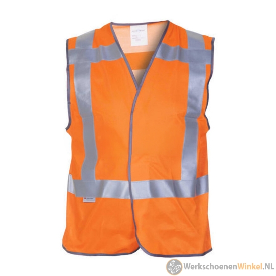 Afbeelding van Reflecterende RWS veiligheidsvest mesh polyester - fluororanje